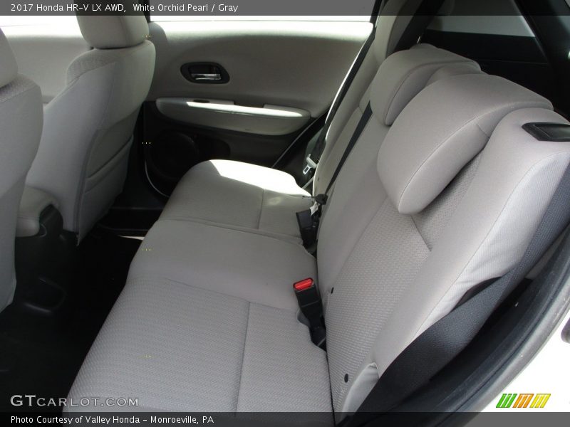 White Orchid Pearl / Gray 2017 Honda HR-V LX AWD