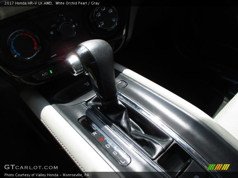 White Orchid Pearl / Gray 2017 Honda HR-V LX AWD