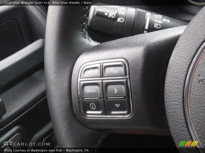 Billet Silver Metallic / Black 2016 Jeep Wrangler Sport 4x4