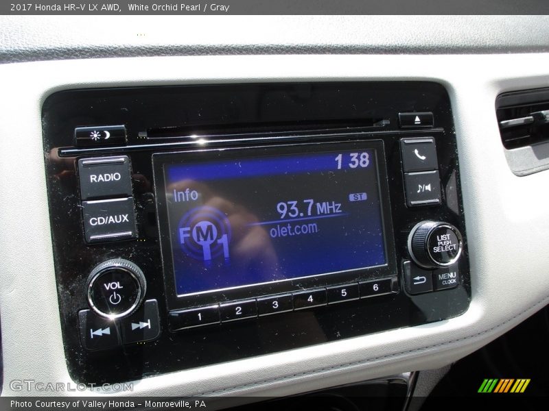 White Orchid Pearl / Gray 2017 Honda HR-V LX AWD
