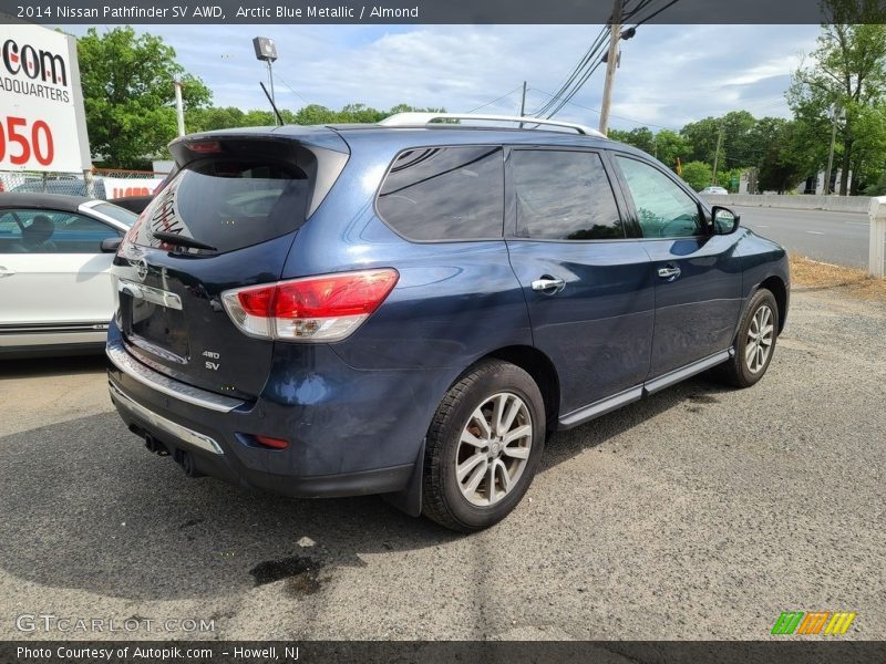 Arctic Blue Metallic / Almond 2014 Nissan Pathfinder SV AWD