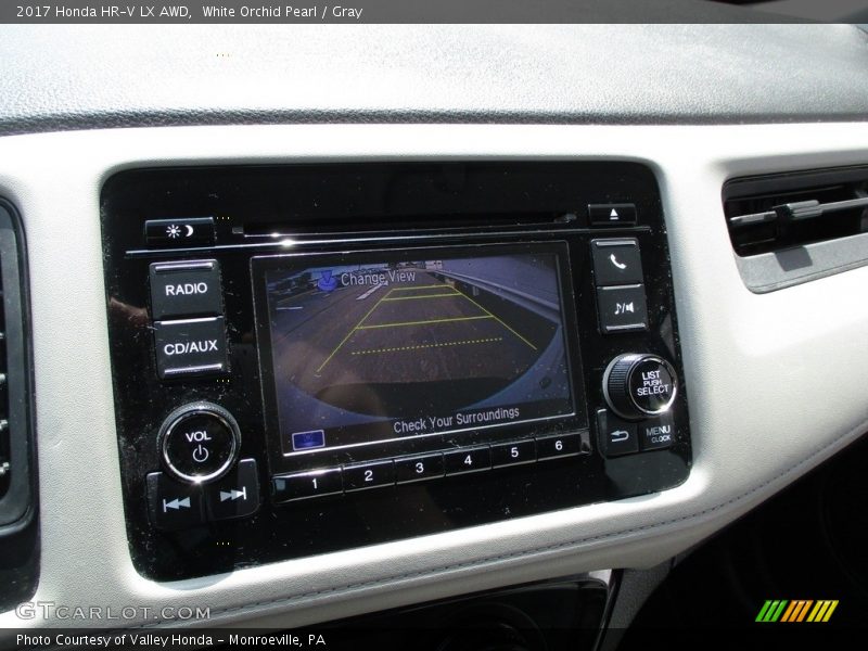 White Orchid Pearl / Gray 2017 Honda HR-V LX AWD