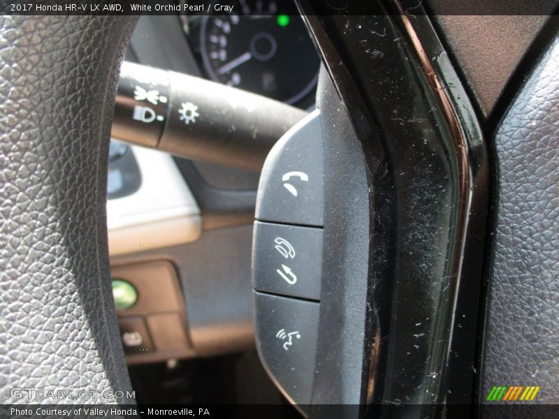 White Orchid Pearl / Gray 2017 Honda HR-V LX AWD