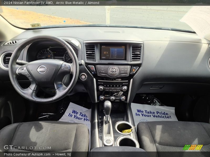Arctic Blue Metallic / Almond 2014 Nissan Pathfinder SV AWD