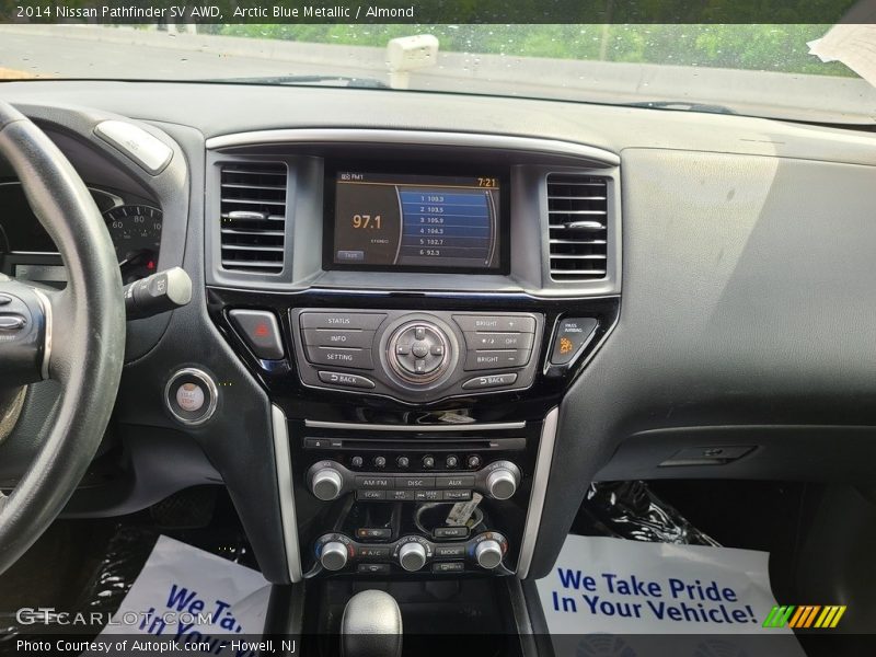 Arctic Blue Metallic / Almond 2014 Nissan Pathfinder SV AWD