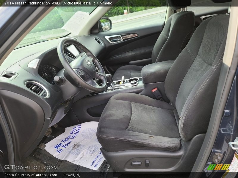 Arctic Blue Metallic / Almond 2014 Nissan Pathfinder SV AWD