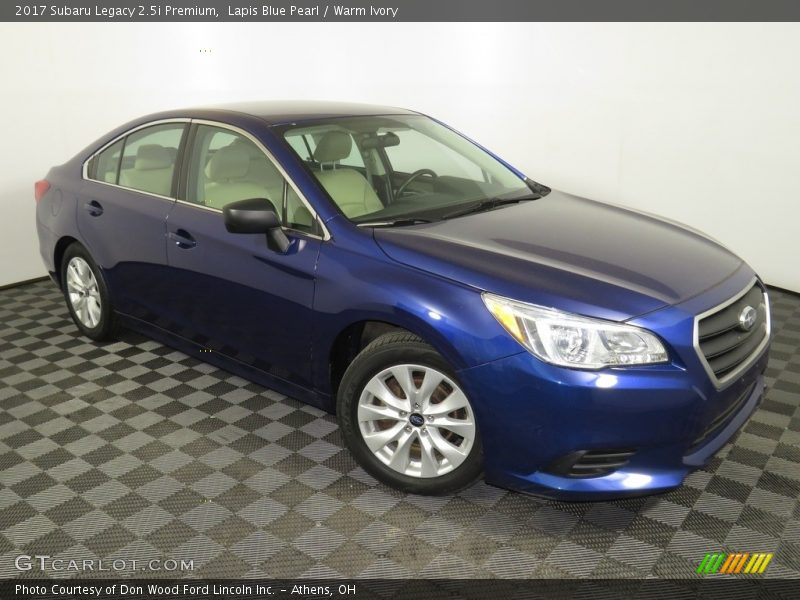 Lapis Blue Pearl / Warm Ivory 2017 Subaru Legacy 2.5i Premium
