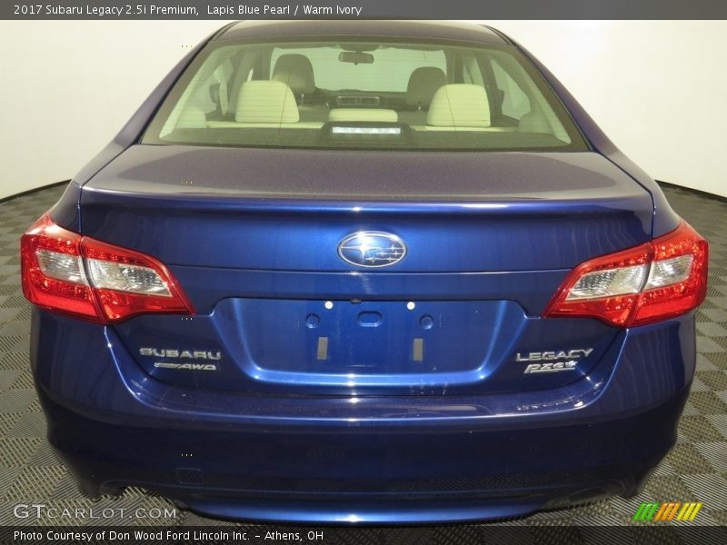 Lapis Blue Pearl / Warm Ivory 2017 Subaru Legacy 2.5i Premium