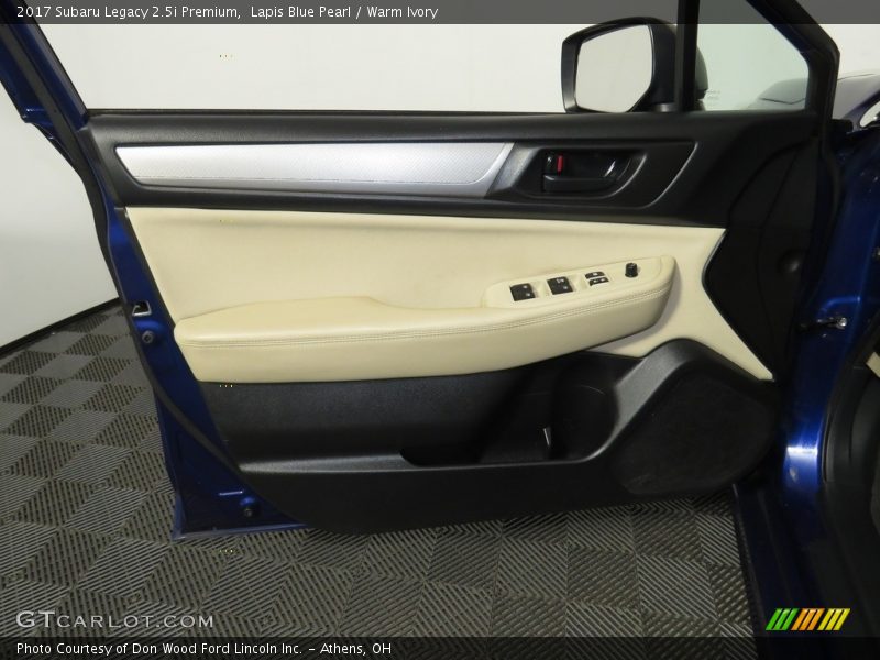 Lapis Blue Pearl / Warm Ivory 2017 Subaru Legacy 2.5i Premium