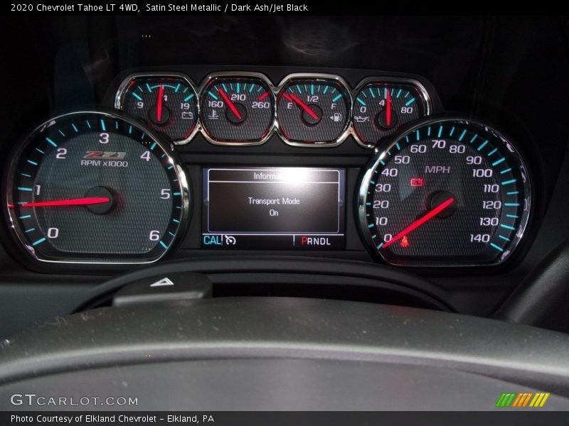 Satin Steel Metallic / Dark Ash/Jet Black 2020 Chevrolet Tahoe LT 4WD