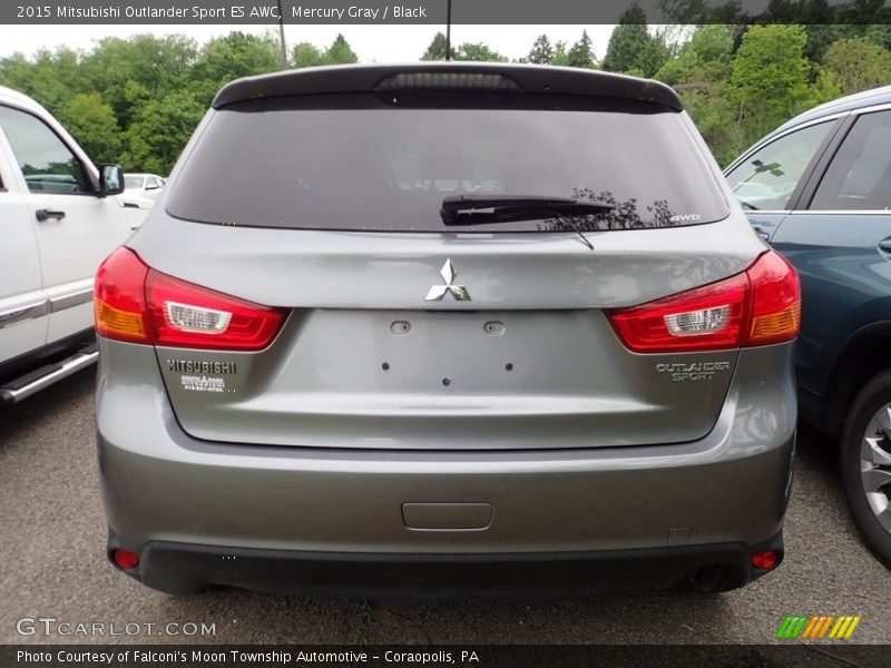 Mercury Gray / Black 2015 Mitsubishi Outlander Sport ES AWC