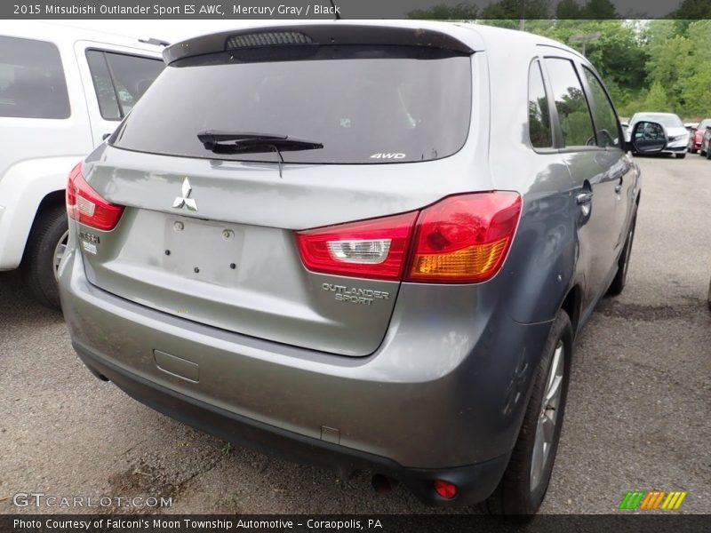 Mercury Gray / Black 2015 Mitsubishi Outlander Sport ES AWC