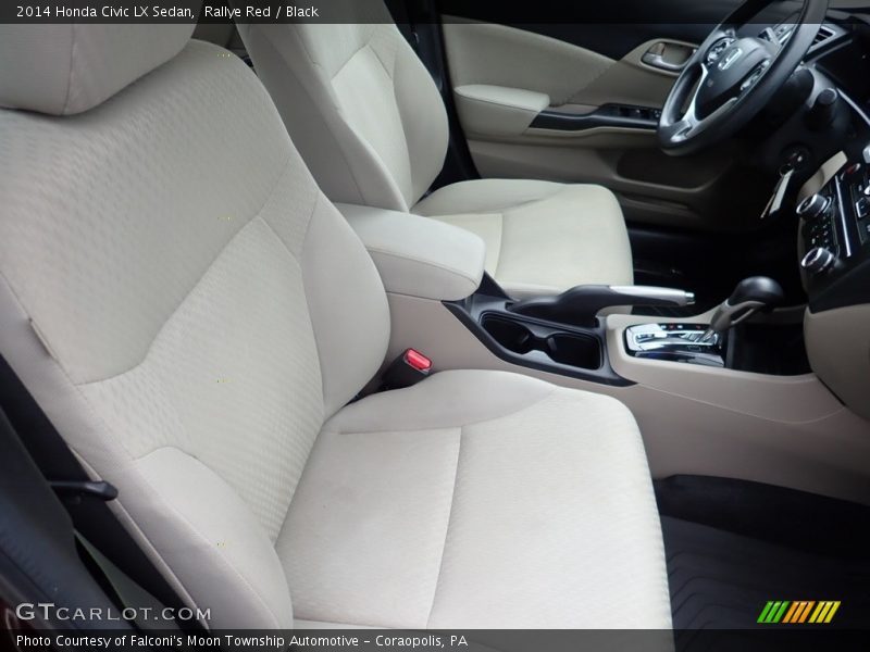 Rallye Red / Black 2014 Honda Civic LX Sedan