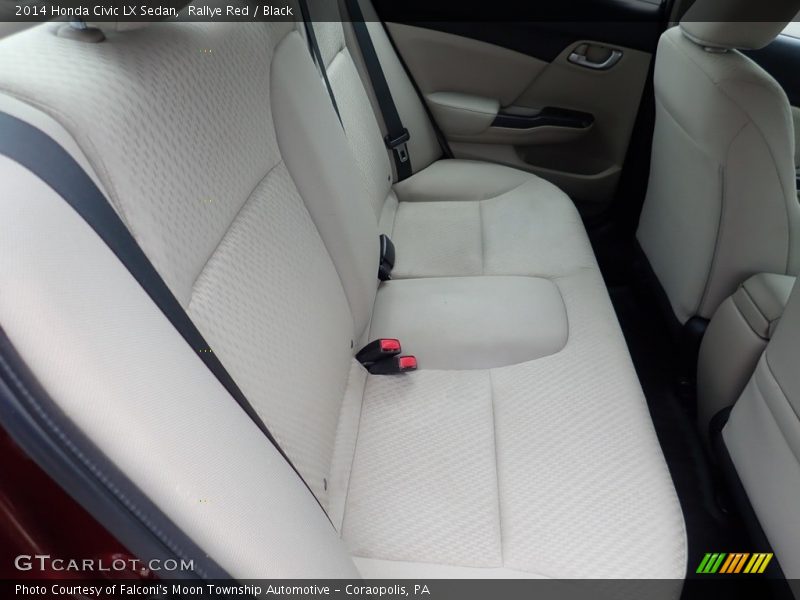Rallye Red / Black 2014 Honda Civic LX Sedan