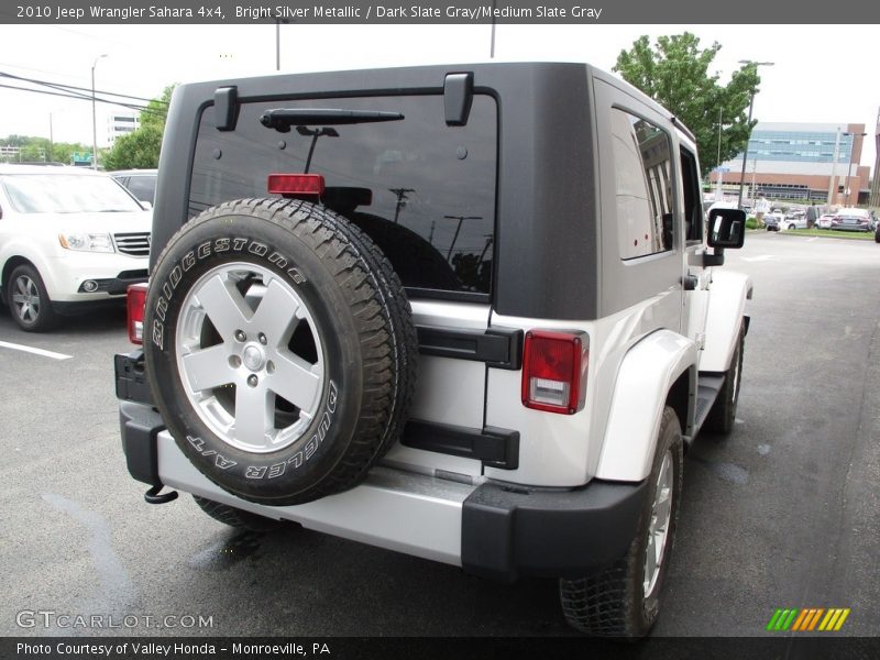 Bright Silver Metallic / Dark Slate Gray/Medium Slate Gray 2010 Jeep Wrangler Sahara 4x4