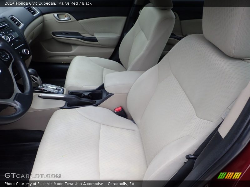 Rallye Red / Black 2014 Honda Civic LX Sedan