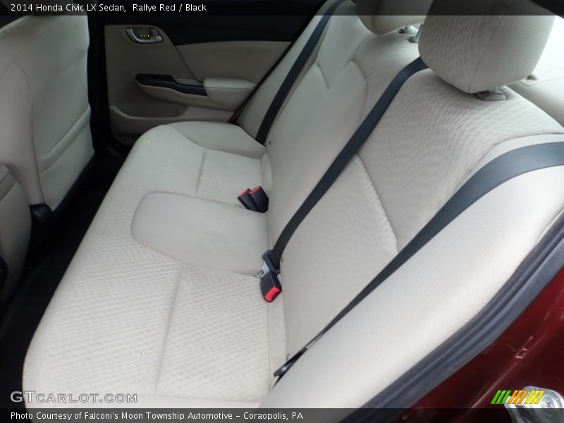 Rallye Red / Black 2014 Honda Civic LX Sedan