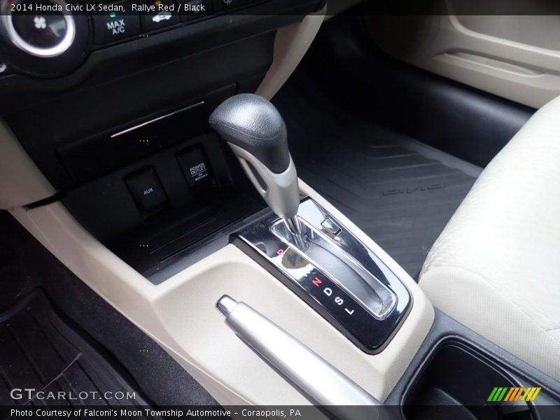 Rallye Red / Black 2014 Honda Civic LX Sedan