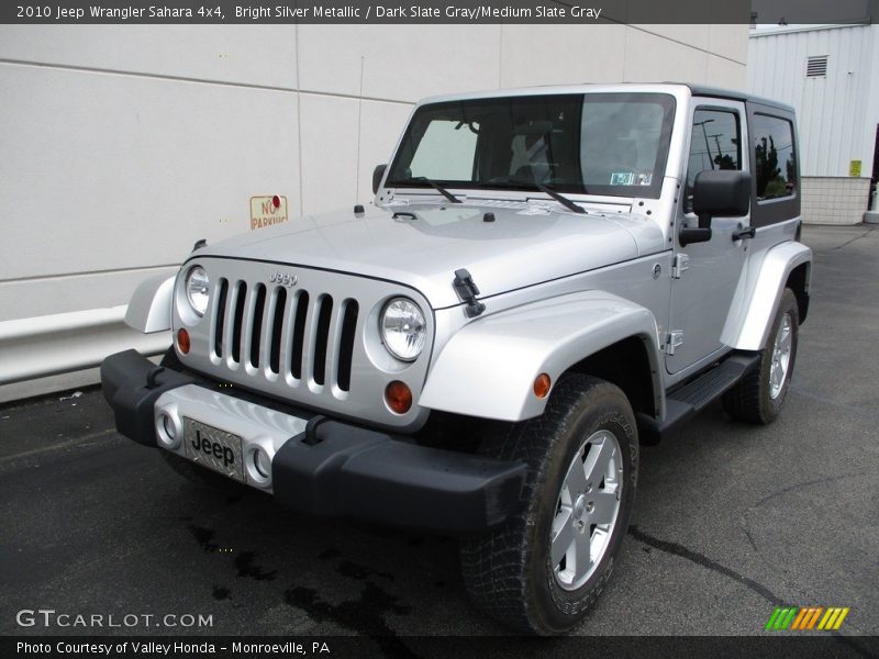 Bright Silver Metallic / Dark Slate Gray/Medium Slate Gray 2010 Jeep Wrangler Sahara 4x4