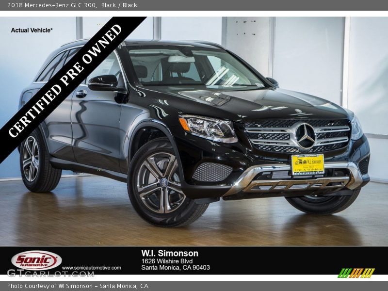 Black / Black 2018 Mercedes-Benz GLC 300