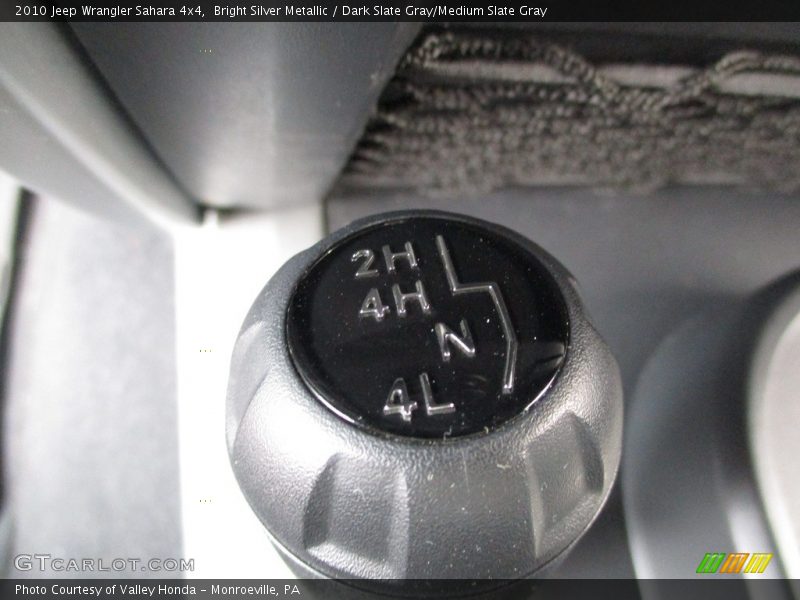 Bright Silver Metallic / Dark Slate Gray/Medium Slate Gray 2010 Jeep Wrangler Sahara 4x4