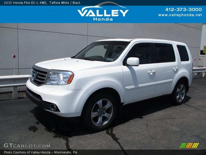 Taffeta White / Black 2015 Honda Pilot EX-L 4WD