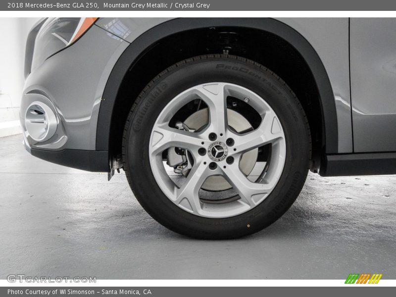 Mountain Grey Metallic / Crystal Grey 2018 Mercedes-Benz GLA 250