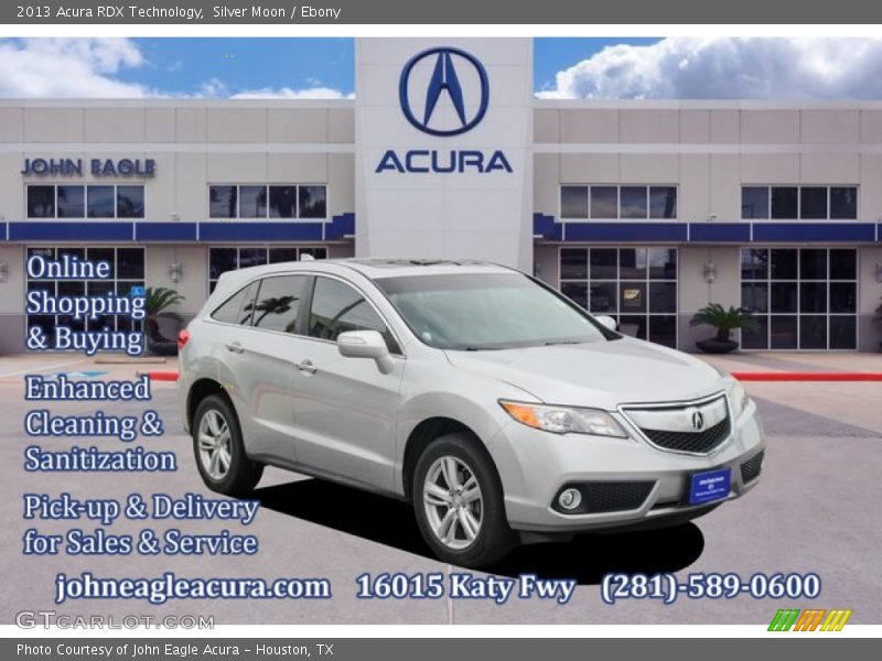 Silver Moon / Ebony 2013 Acura RDX Technology