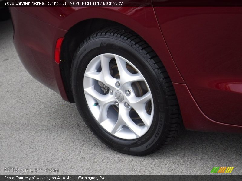 Velvet Red Pearl / Black/Alloy 2018 Chrysler Pacifica Touring Plus