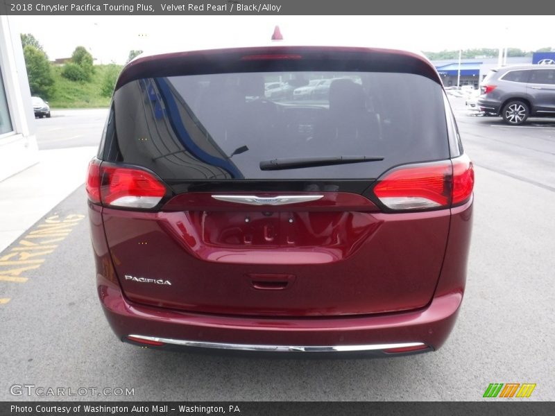 Velvet Red Pearl / Black/Alloy 2018 Chrysler Pacifica Touring Plus