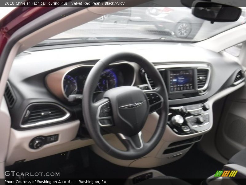 Velvet Red Pearl / Black/Alloy 2018 Chrysler Pacifica Touring Plus