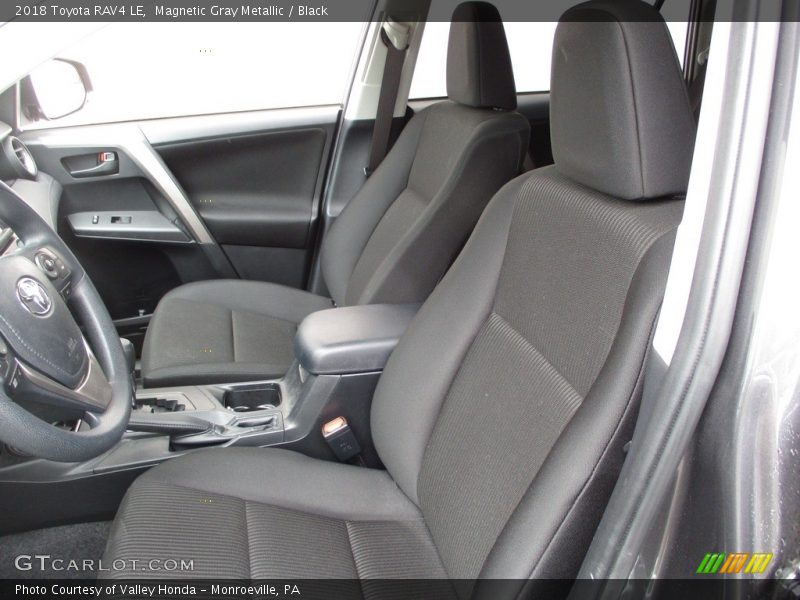 Magnetic Gray Metallic / Black 2018 Toyota RAV4 LE
