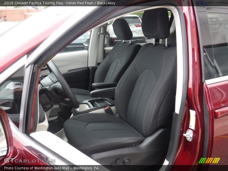 Velvet Red Pearl / Black/Alloy 2018 Chrysler Pacifica Touring Plus