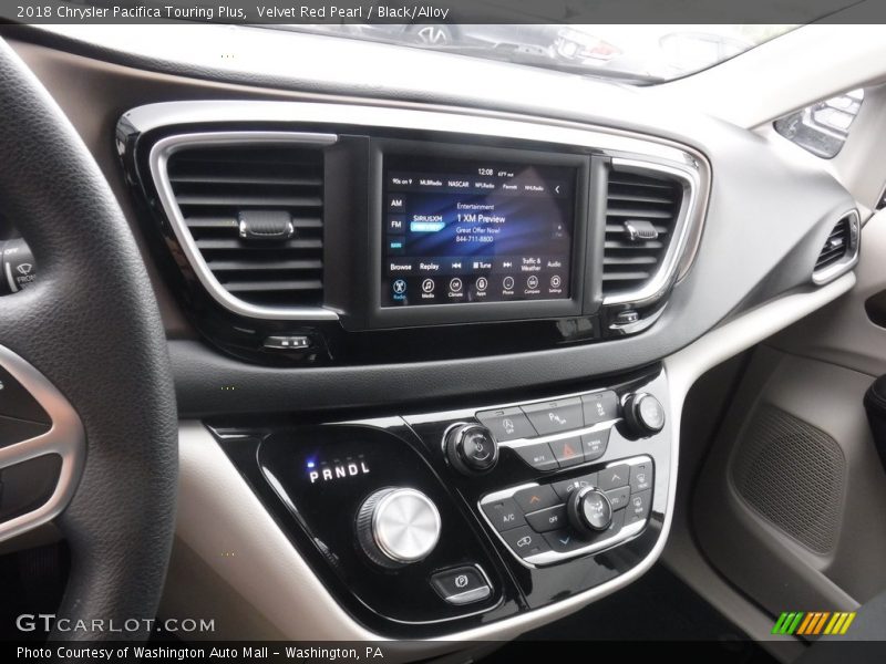 Velvet Red Pearl / Black/Alloy 2018 Chrysler Pacifica Touring Plus