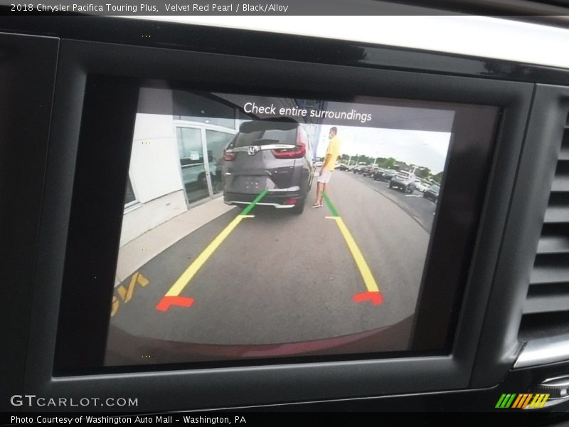 Velvet Red Pearl / Black/Alloy 2018 Chrysler Pacifica Touring Plus