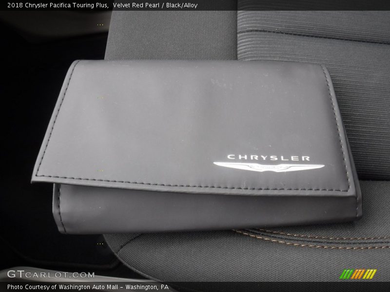 Velvet Red Pearl / Black/Alloy 2018 Chrysler Pacifica Touring Plus