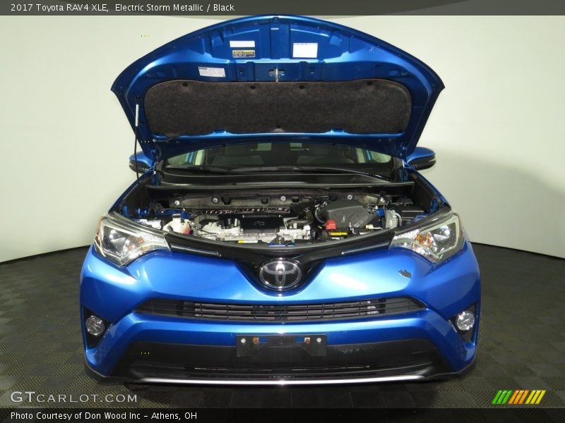 Electric Storm Metallic / Black 2017 Toyota RAV4 XLE