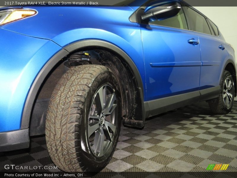 Electric Storm Metallic / Black 2017 Toyota RAV4 XLE