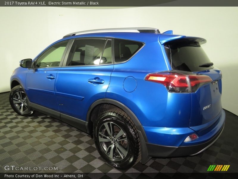 Electric Storm Metallic / Black 2017 Toyota RAV4 XLE
