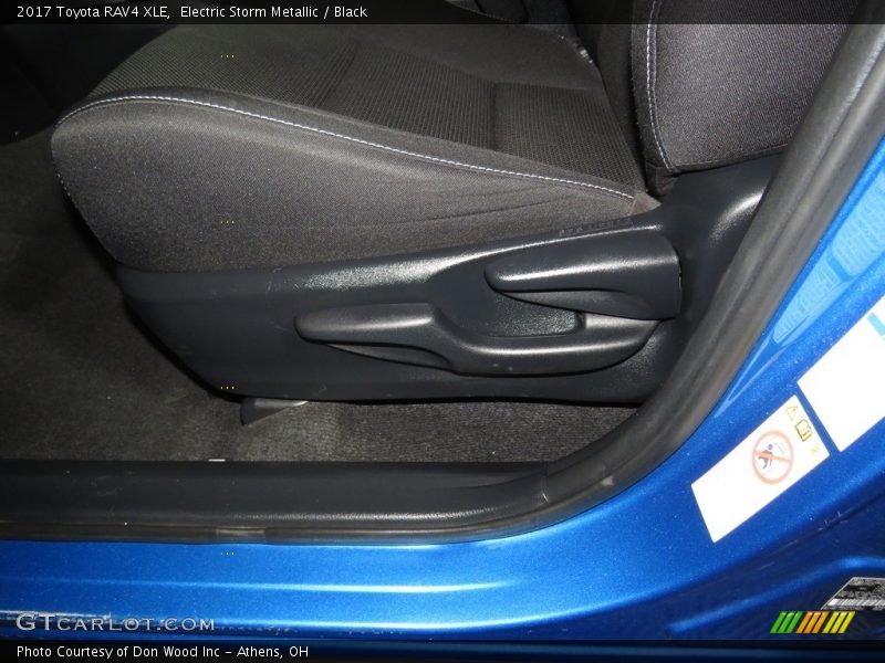Electric Storm Metallic / Black 2017 Toyota RAV4 XLE