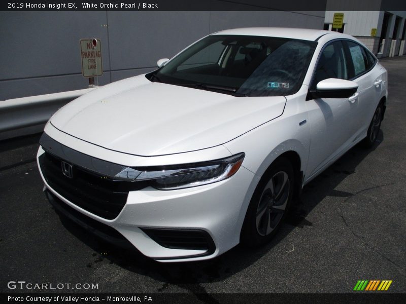 White Orchid Pearl / Black 2019 Honda Insight EX