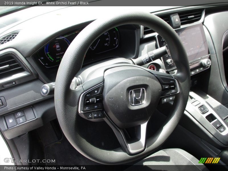White Orchid Pearl / Black 2019 Honda Insight EX