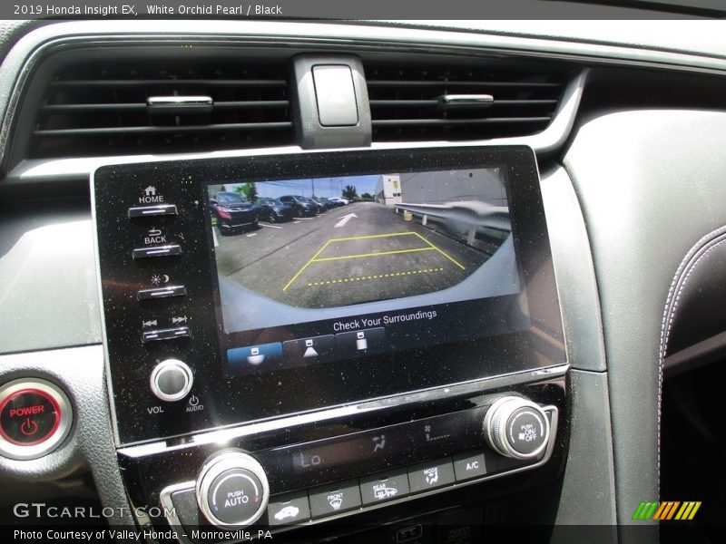 White Orchid Pearl / Black 2019 Honda Insight EX