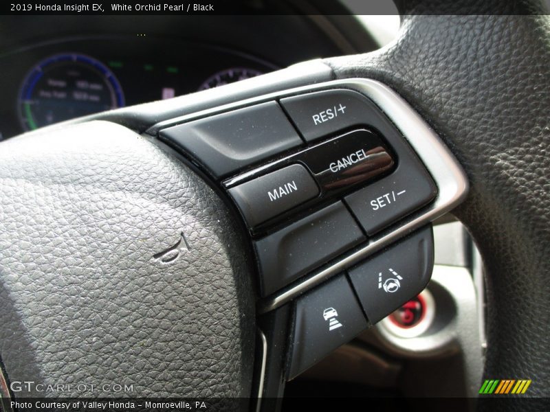 White Orchid Pearl / Black 2019 Honda Insight EX