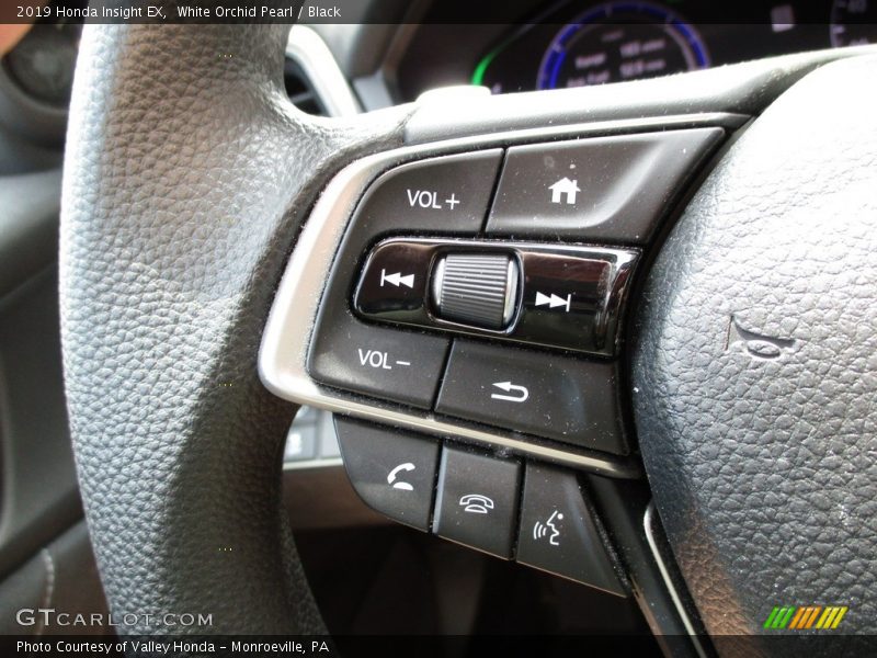 White Orchid Pearl / Black 2019 Honda Insight EX