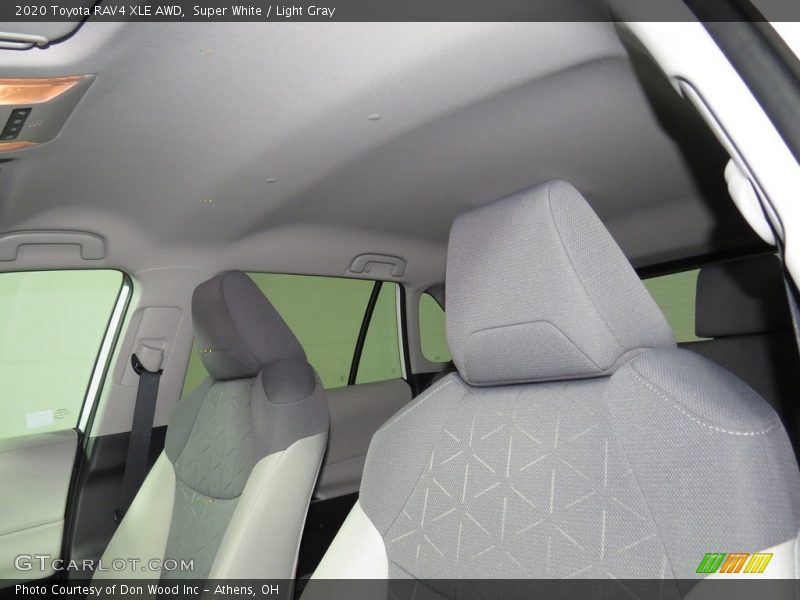 Super White / Light Gray 2020 Toyota RAV4 XLE AWD
