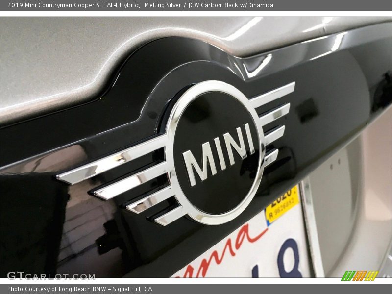 Melting Silver / JCW Carbon Black w/Dinamica 2019 Mini Countryman Cooper S E All4 Hybrid