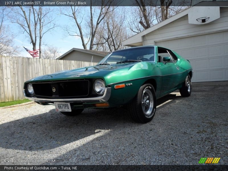 Brillant Green Poly / Black 1971 AMC Javelin SST