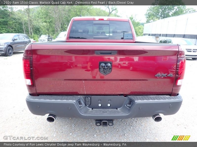 Delmonico Red Pearl / Black/Diesel Gray 2020 Ram 1500 Classic Warlock Quad Cab 4x4