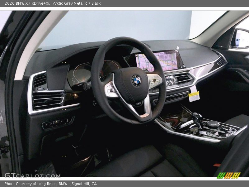 Arctic Grey Metallic / Black 2020 BMW X7 xDrive40i